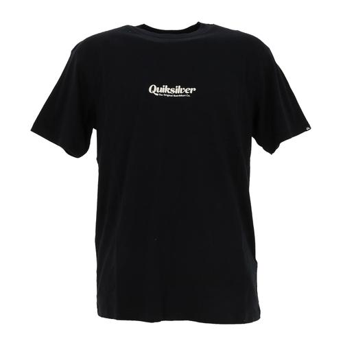 Tee Shirt Manches Courtes Quiksilver Qs Simple Lettring Ss Noir