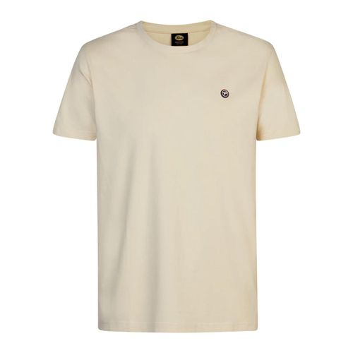 Tee Shirt Manches Courtes Petrol Industries Men T-Shirt Ss Ecru