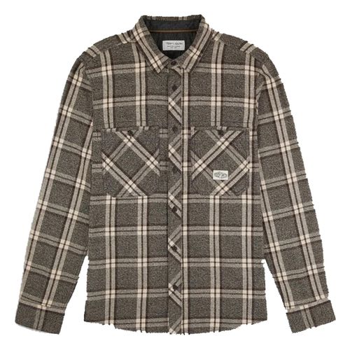 Chemise Manches Longues Teddy Smith C-Trent Ml Gris Anthracite Foncé