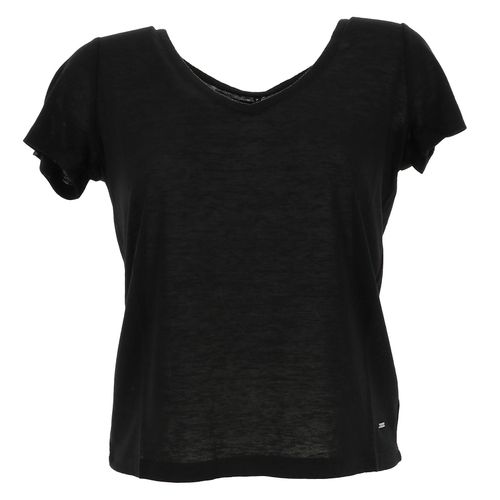 Tee Shirt Manches Courtes Sun Valley Tee Shirt Mc Noir
