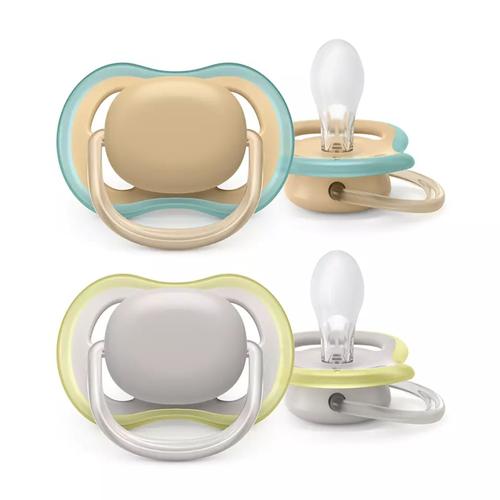 Lot De 2 Sucettes Ultra Air 0/6 Mois Mix Couleurs 2 - Philips Avent