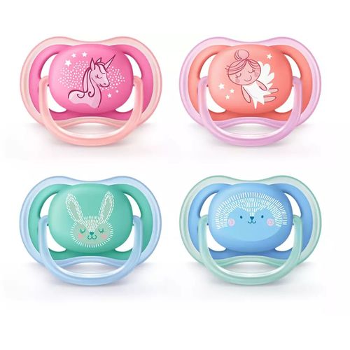 Lot De 2 Sucettes Ultra Aérées Tendance 6/18 Mois Mix Couleur - Philips Avent
