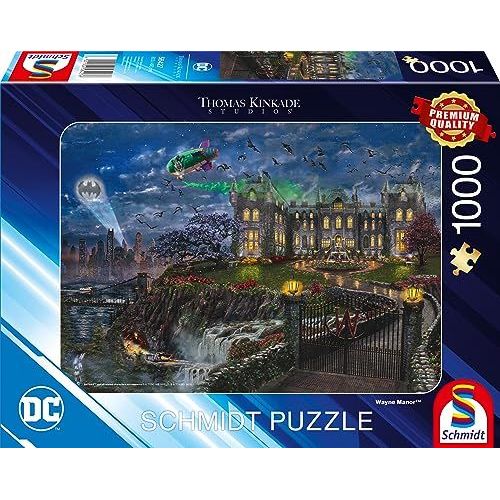 Thomas Kinkade Studios: Dc Comics Wayne Manor (1000 Teile)