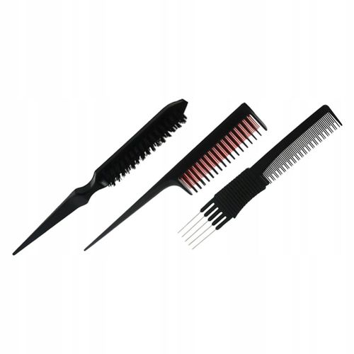 3pcs Peigne De Teinture De Queue De Rat 