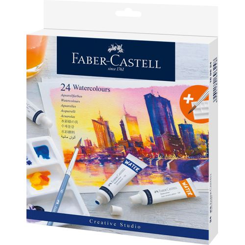 Faber-Castell 169624 Peinture Pour Loisir Peinture Aquarelle 9 Ml 24