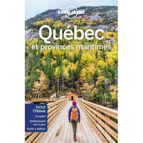 Québec Et Provinces Maritimes - (1 Plan Détachable)