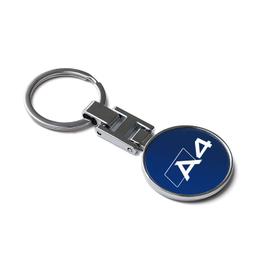 Porte-clés Audi de marque de voiture de luxe - Marque de voiture - Cuir et  métal 