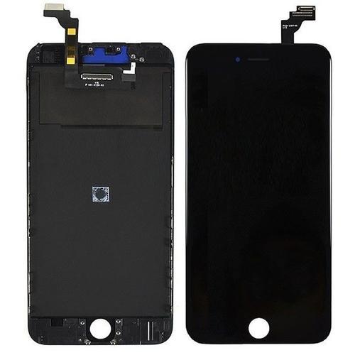 Ecran Iphone 6 Plus Noir Lcd + Vitre Tactile Sur Châssis - Grade Aaa (Compatible) - Sans Verre Trempé