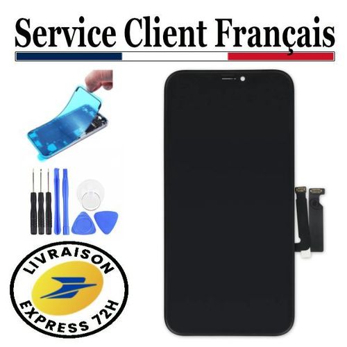 Bloc Complet Apple Iphone Xr Écran Lcd Vitre Tactile De Remplacement - Noir