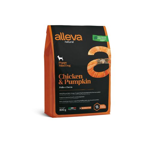 Croquette Pour Chiot Mini Aux Poulet Et Potiron 0,8 Kg