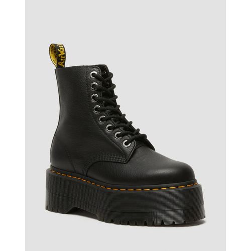 Bottes Cuir Souple 1460 Pascal Max En Noir