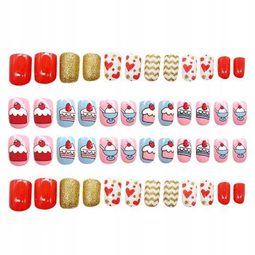 Nail Art Faux Ongles Enfant Fille 2 Bo?Tes 