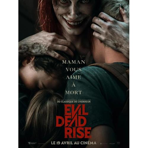 Affiche Officiel Cinema Du Film Evil Dead Rise