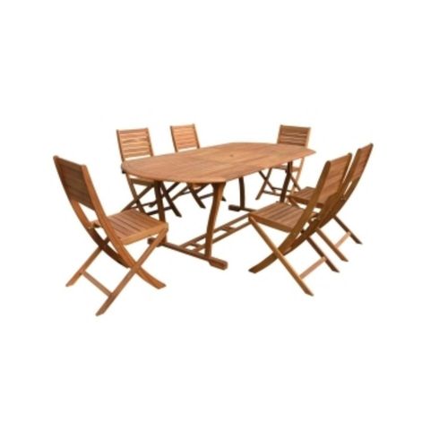 Ensemble De Jardin 1 Table + 6 Chaises Bali Hyba