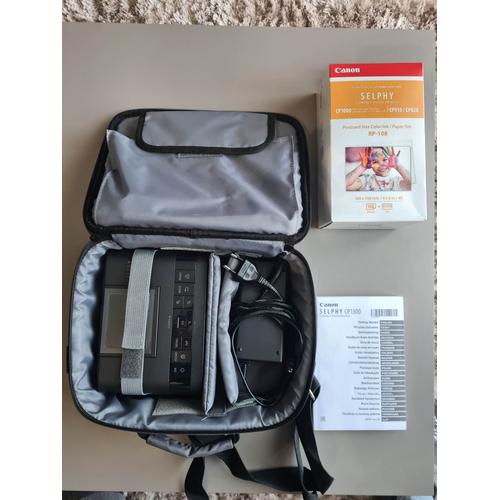 PACK CANON SELPHY CP 1300 + Housse de protection + RP108