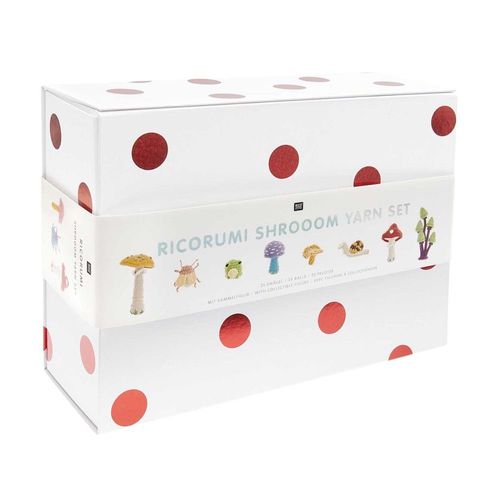 Coffret De 35 Pelotes De Coton Ricorumi - Shrooom - Rico Design Multicolore