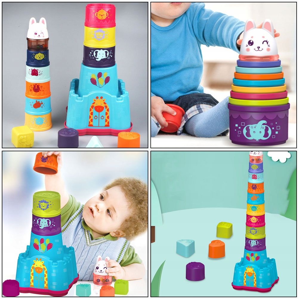 1 Jeu De Blocs D'empilage De Puzzle 3d Pour Tout-Petits,Joue... - 3