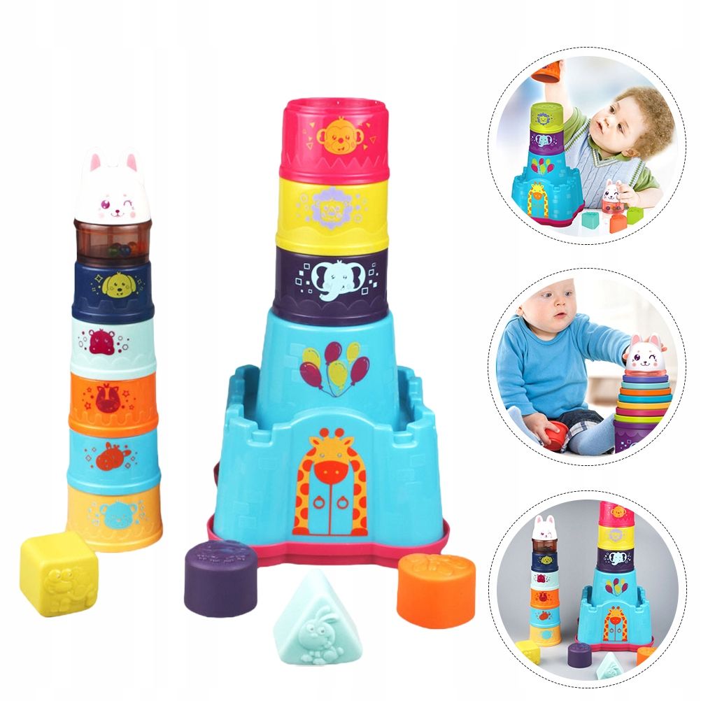 1 Jeu De Blocs D'empilage De Puzzle 3d Pour Tout-Petits,Joue... - 8