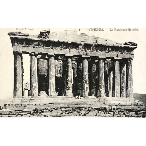 Carte Postale Athènes, Le Parthénon Façade , Grèce