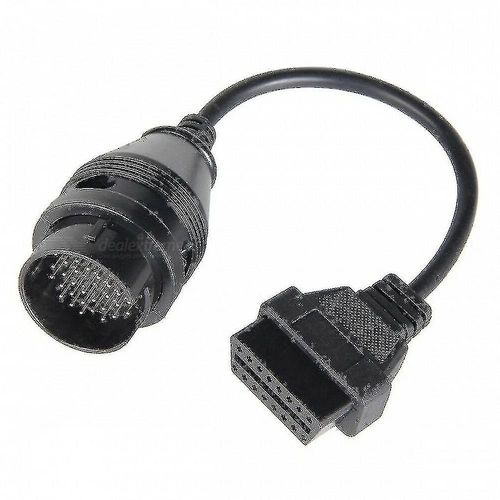Fits Iveco 38 Pin To 16 Pin Obd2 Diagnostic Connector Cable Scanner Adapter