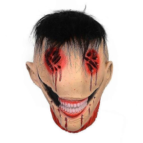 Evil Clown Cosplay Party Halloween Carnival Adults Scary Full Head Mask Headgear