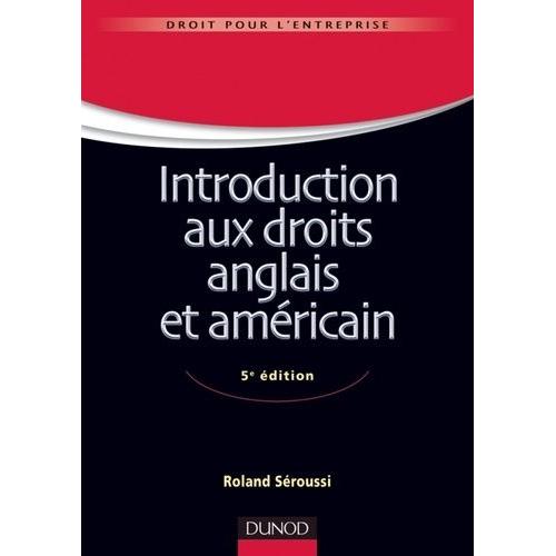 Introduction Aux Droits Anglais Et Américain