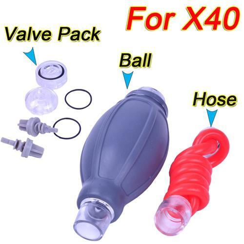 Pour X40 - Pack De Valves, Boule, Tuyau, Pour Baignmate Hydromax, Accessoires, Pompe'agrandissement Du Pénis De Spa Masculin, Pompe À Pénis Physique