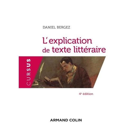 L'explication De Texte Littéraire