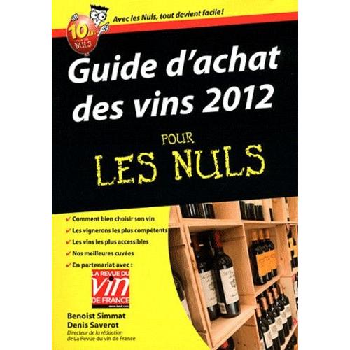 Guide D'achat Des Vins 2012 Pour Les Nuls
