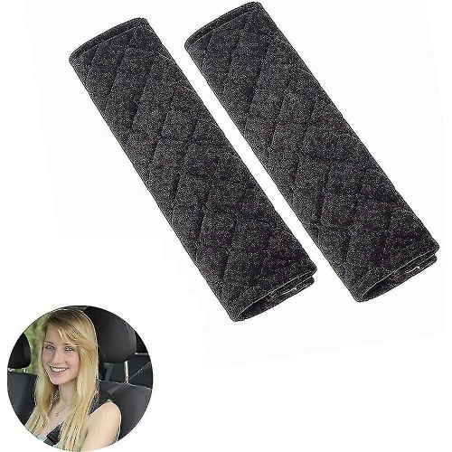 Car Seat Belt Pad Cover, Car Seat Belt Strap Pad, 2 Pack Travel Cushion Seat Belt Covers