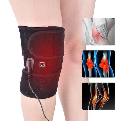 Coussin Chauffant De Genouillère Chauffante Pour Le Soulagement De La Douleur Arthritique, 3 Genouillères Chauffantes De Thérapie Thermique À Température Réglable 