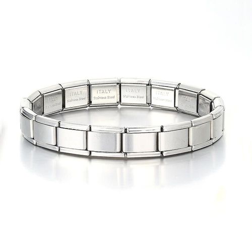 Concept 2024 Hot Sales Fashion New Italian Charm Bracelet Stainless Steel One Article 18 Modules 9mm Bracelet Diy Jewelry Bt001