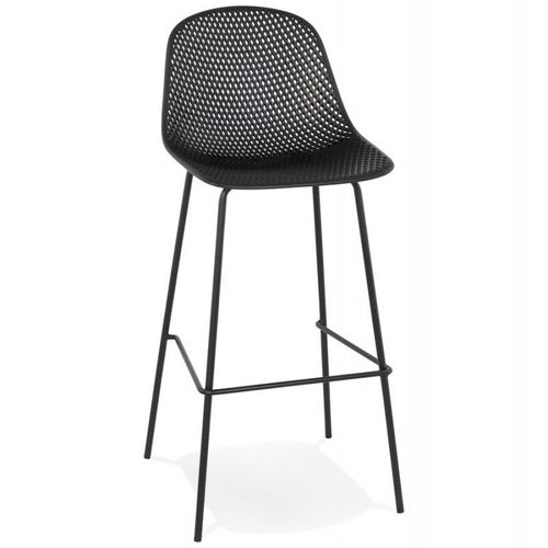 Paris Prix - Tabouret De Bar Design "Braddock" 106cm Noir