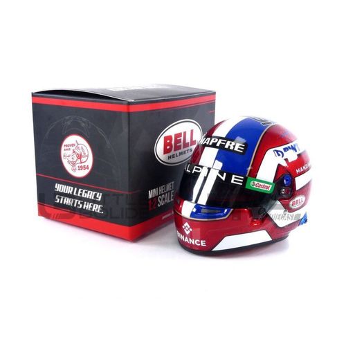 Mini Helmet 1/2 - 4100154 - Casque Esteban Ocon - Alpine 2022