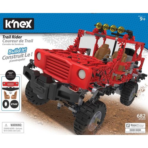K'nex Motorized Red Jeep - Jeu De Construction