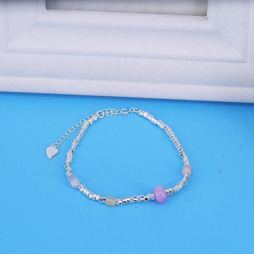 Ventfille 925 Sterling Silver Pearl Handmade Geometry Bracelet For Women Girl Beading Korean Ins Jewelry Gift Wholesale Dropship