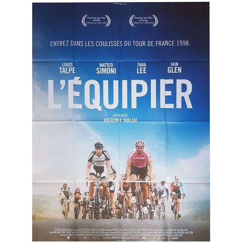 L'equipier (The Racer) - Véritable Affiche De Cinéma Pliée - Format 120x160 Cm - De Kieron J. Walsh Avec Louis Talpe, Matteo Simoni, Iain Glen, Tara Lee (Tour De France 1998) - 2022