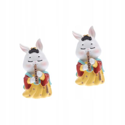 Figurine De Lapin Instrument Du Zodiaque Antique 2pcs,Jouet 3 4 5 6 7 + 8 Ans Gar?On Fille Cadeau Pour Les Enfants
