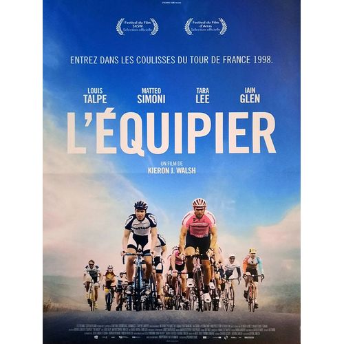 L'equipier (The Racer) - Véritable Affiche De Cinéma Pliée - Format 40x60 Cm - De Kieron J. Walsh Avec Louis Talpe, Matteo Simoni, Iain Glen, Tara Lee (Tour De France 1998) - 2022