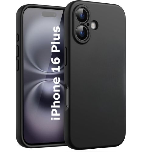 Coque Silicone Noir Pour Iphone 16 Plus Little Boutik©