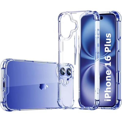 Coque Silicone Transparente Angles Renforces Pour Iphone 16 Plus Little Boutik©