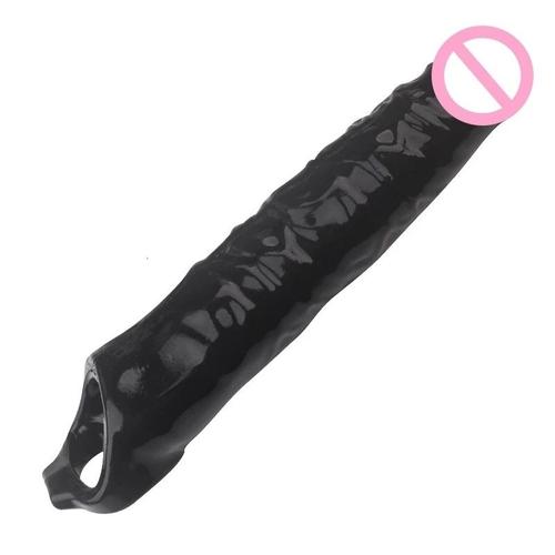 Le Noir - Prolongateur De Pénis En Silicone Souple, Préservatifs Réutilisables, Prolongateur De Pénis Avec 7cm Pour Hommes