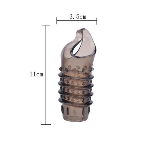 676-Dan-B - Silicone Penis Rings Sleeve Adult Sex Toys For Men Remaining Erect Delay Ejaculation Scrotum Chastity Cage Dick Sexy Accessoires