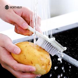 WORTHBUY Éplucheur de légumes multifonctions avec brosse en plastique  carotte pomme de terre éplucheur légumes râpe accessoires de cuisine
