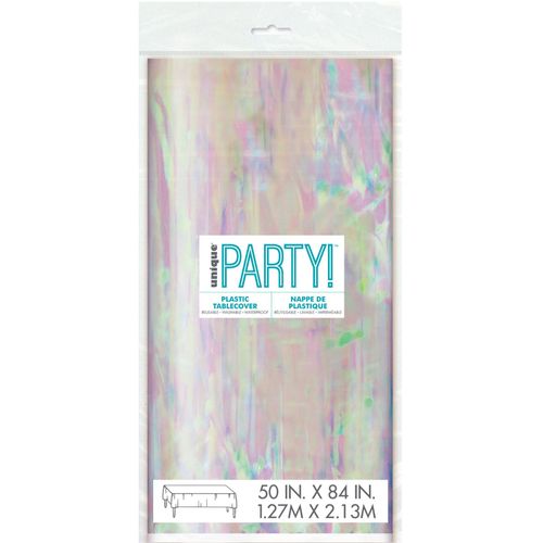 Nappe En Plastique Iridescente 137 X 213 Cm
