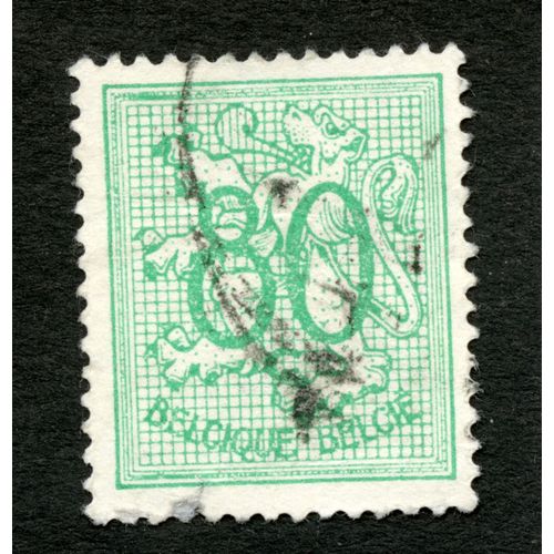 Timbre Oblitéré Belgique, Belgie, 80