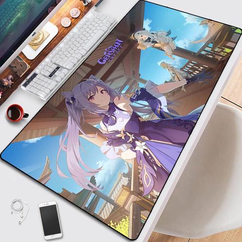 Tapis de souris - Accessoire ordinateur antidérapant Gaming - Imprimé Anime  Manga