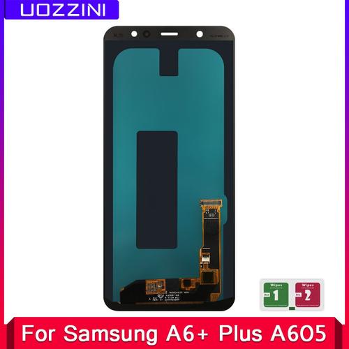 Ensemble Écran Tactile Lcd Super Amoled Pour Samsung Galaxy A6 2018 A6 + A605 A6 Plus A605f A605fn Sm-A605fn/Ds