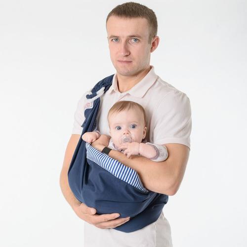 Couleur Bleu Marine Porte-Bébé Ergonomique Kangourou Pour Maman, Écharpe, Charge Durable, Enveloppe Le Berceau, Couverture D'allaitement