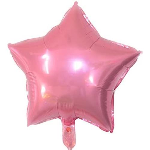 18 Pouces Créatif Étoile à Cinq Branches Film Daluminium Ballon Mignon Couleur Unie Étoile Ballon Anniversaire Boutique Célébration Fête Décoration Ballon